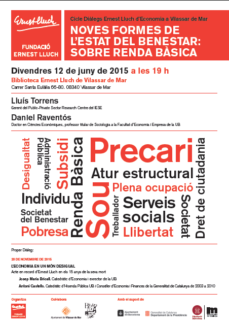 [12 juny] Noves formes de l’Estat del Benestar: sobre Renda Bàsica