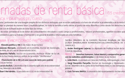[Curso UNED] Jornadas de renta básica
