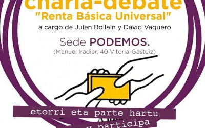 Charla-debate sobre RBU. Podemos Vitoria-Gasteiz