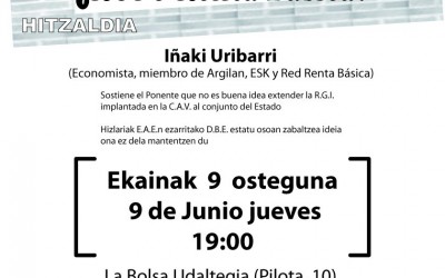 Hablando en serio: ¿renta garantizada condicionada o renta básica incondicional? Iñaki Uribarri explica unas cuantas razones del pobre programa social de Podemos.