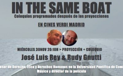 José Luis Rey en el coloquio de In The Same Boat