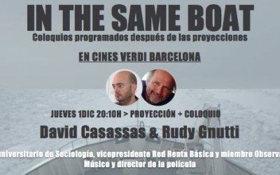 David Casassas en el coloquio de In The Same Boat