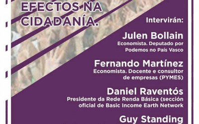 Jornadas sobre la Renta Básica de PODEMOS el 14 y 15 de octubre