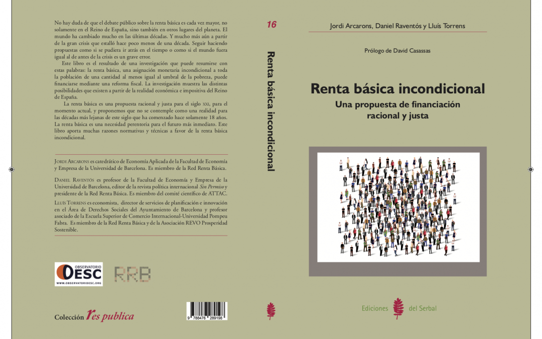 ¿Por qué la renta básica? Prólogo a la “Renta básica incondicional: una propuesta de financiación racional y justa”