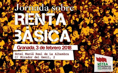 El sindicato de enseñanza USTEA organiza una jornada sobre Renta Básica