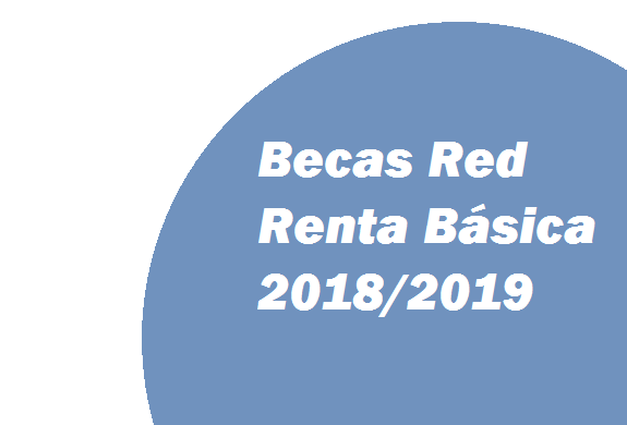 Becas Red Renta Básica 2018/2019