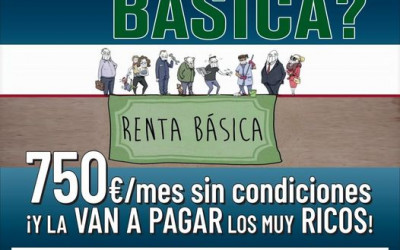 ¿Qué es la renta básica? El título de una charla para un barrio empobrecido