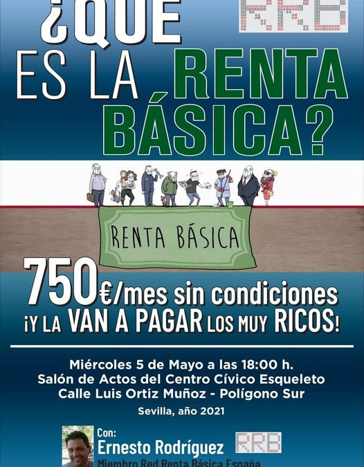 ¿Qué es la renta básica? El título de una charla para un barrio empobrecido