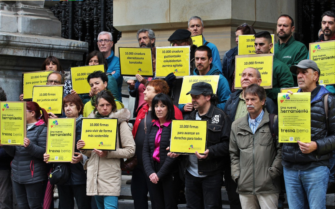 Es el momento para que el Parlamento Vasco no dé la espalda a la Renta Básica Universal