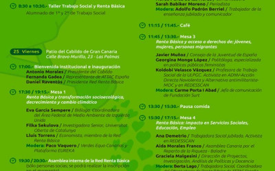 Programa definitivo del XXIII simposio de la Renta Básica. Las Palmas, 25-26 de octubre de 2024